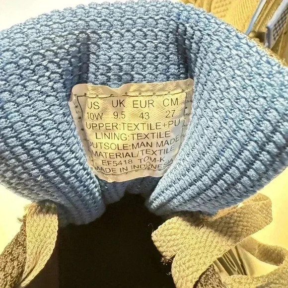 RBX live life active men’s running gym shoes size 10W| color: gray/blue - Picture 4 of 6